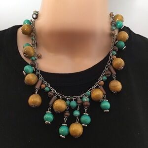 Women’s Necklace Yellow & Turquoise